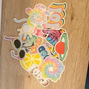 Assorted VSCO Girl Inspired Stickers 12 Count